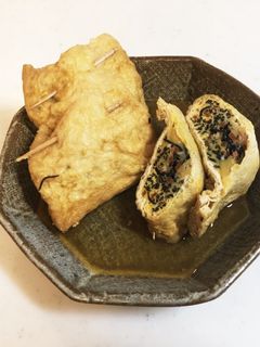 奇跡のひじき煮を使った 巾着-レシピのメイン写真