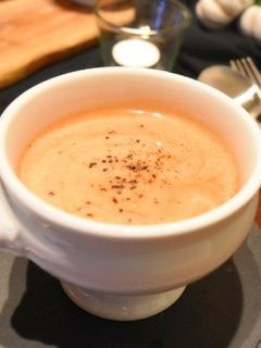 残ったラーメンスープで♪トマト豆乳スープ-レシピのメイン写真