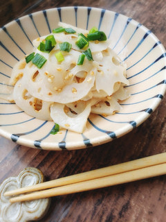 楽うま♪れんこんのさっぱり梅サラダ-レシピのメイン写真