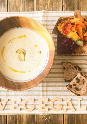 簡単★さつまいもの豆乳ハニーポタージュ-レシピのメイン写真
