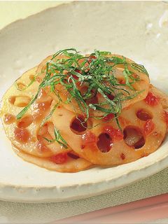 れんこんの梅肉和え-レシピのメイン写真