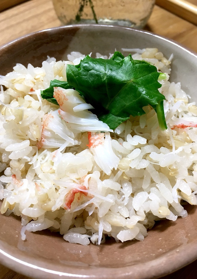 炊飯器でまるごと蟹ごはん-レシピのメイン写真