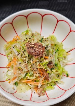 大和煮の彩りサラダ-レシピのメイン写真