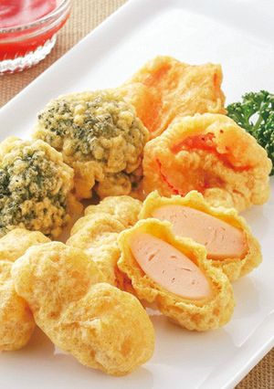 おさかなソーセージのフリッター-レシピのメイン写真
