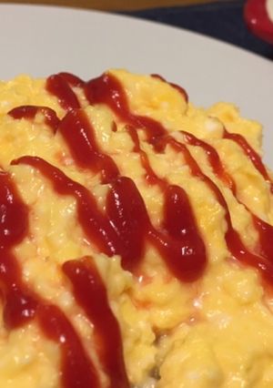 ふわふわ オムライス 電子レンジで簡単♪-レシピのメイン写真