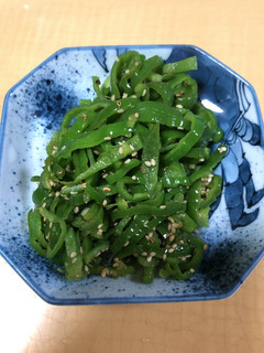 ゴマ胡麻ピーマン-レシピのメイン写真