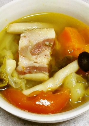 ベーコンのブロックで簡単！冬野菜のポトフ-レシピのメイン写真