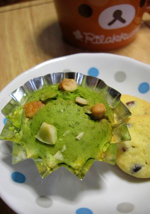 * チョコとナッツの抹茶マフィン *-レシピのメイン写真