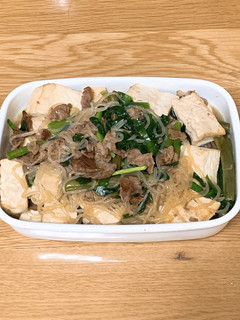 すき焼き風豆腐の煮込みレシピ-レシピのメイン写真