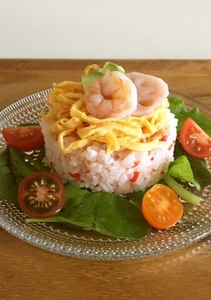 簡単★赤酢のちらし寿司-レシピのメイン写真