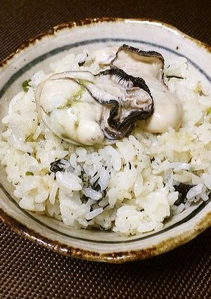 海苔薫る♪「牡蠣飯（塩味）」-レシピのメイン写真