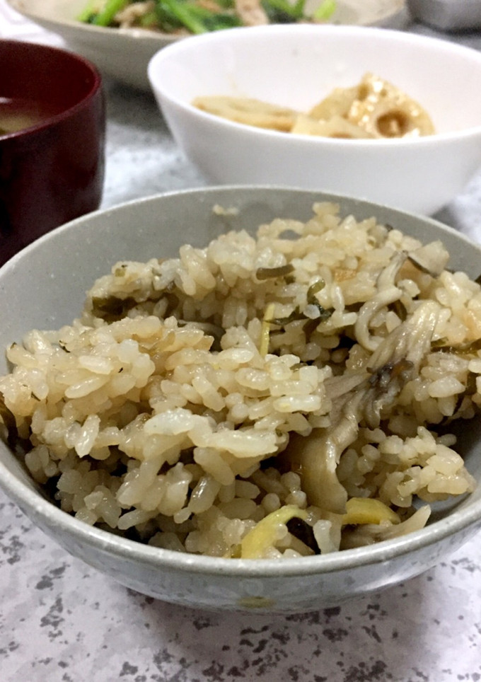 舞茸と生姜の炊き込みご飯-レシピのメイン写真