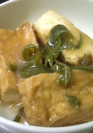もろみ醤油で厚揚げ煮-レシピのメイン写真