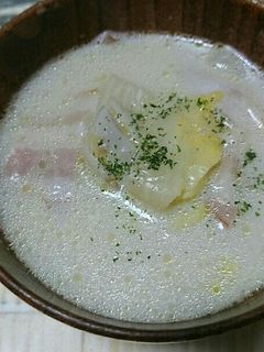 白菜と里芋のさっぱりミルクスープ-レシピのメイン写真