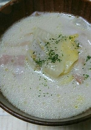 白菜と里芋のさっぱりミルクスープ-レシピのメイン写真