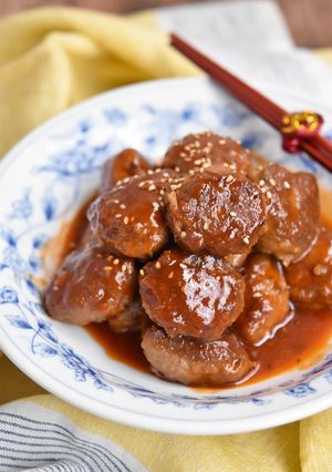 肉だんごの甘酢あん【冷凍・作り置き】-レシピのメイン写真