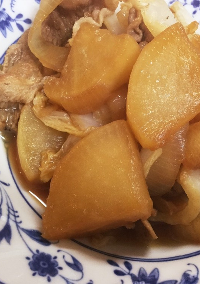 大根のすきやき風-レシピのメイン写真
