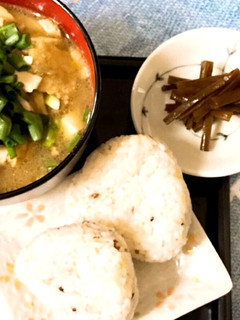 雑穀米おにぎり&あったか豚汁-レシピのメイン写真