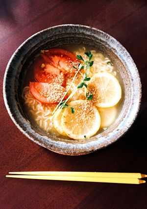インスタントラーメンアレンジ○塩レモン-レシピのメイン写真