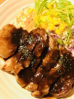 豚ロース肉のポークステーキ/トンテキ-レシピのメイン写真