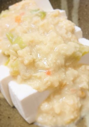 082 温豆腐のしもつかれあんかけ-レシピのメイン写真