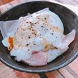 ずぼら飯♡絶品☆ベーコンエッグごはん