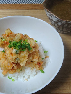 海老たっぷりかき揚げ(みぞれおろしダレ)-レシピのメイン写真