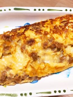 チーズとろーり♪簡単納豆オムレツ!-レシピのメイン写真