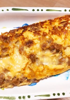 チーズとろーり♪簡単納豆オムレツ！-レシピのメイン写真