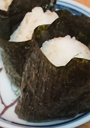 ねぎ海老ケチャップだれのおにぎり-レシピのメイン写真