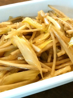 新ごぼうとセロリの美しいきんぴら-レシピのメイン写真
