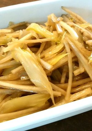 新ごぼうとセロリの美しいきんぴら-レシピのメイン写真