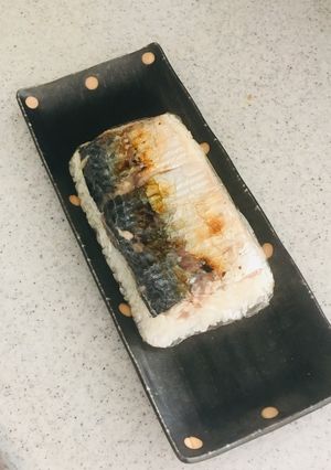 焼き鯖寿司(押し寿司)-レシピのメイン写真