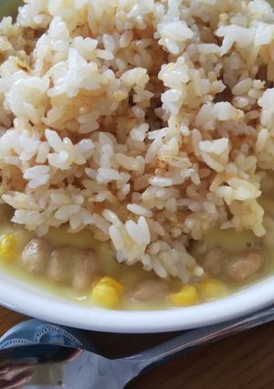 とろ〰️り香ばしヘルシーコンポタ焼飯納豆-レシピのメイン写真