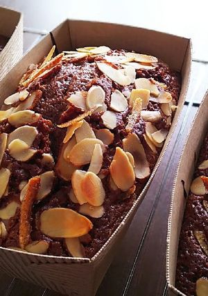覚え書　オレンジピールとチョコのケーキ-レシピのメイン写真