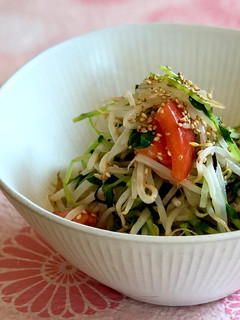 塩昆布で♪ もやしと豆苗の和風ナムル♡-レシピのメイン写真