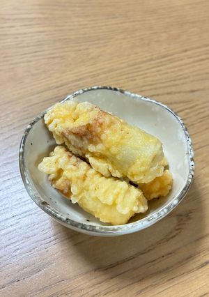 おつまみに！チーズ入りちくわ天-レシピのメイン写真