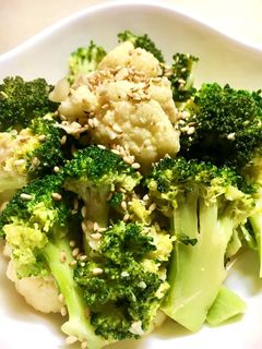 レンジ★マヨ味噌ブロッコリーカリフラワー-レシピのメイン写真