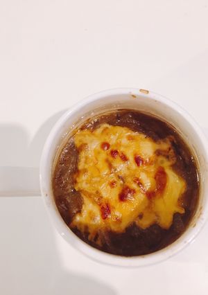 簡単時短オニオンスープグラタンチーズ乗せ-レシピのメイン写真