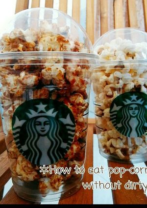手が汚れないポップコーンの食べかた-レシピのメイン写真