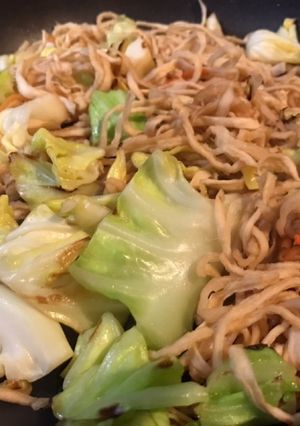 シンプル●切り干し大根とキャベツの炒め物-レシピのメイン写真