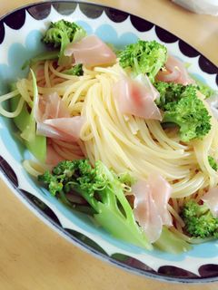 生ハムわさびの冷製パスタ-レシピのメイン写真