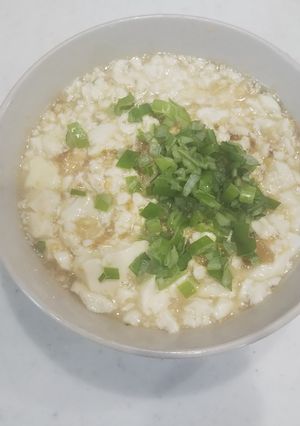 ラーメンの残り汁で、チーズ乗せ温やっこ♪-レシピのメイン写真