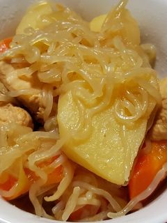 鶏胸の肉じゃが(煮汁多め)-レシピのメイン写真