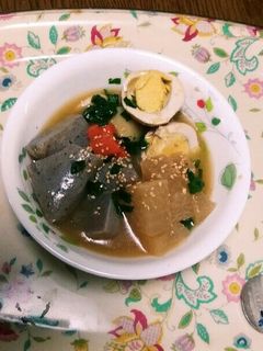 2日目のおでんを煮物にリメイク✨⛄☺-レシピのメイン写真