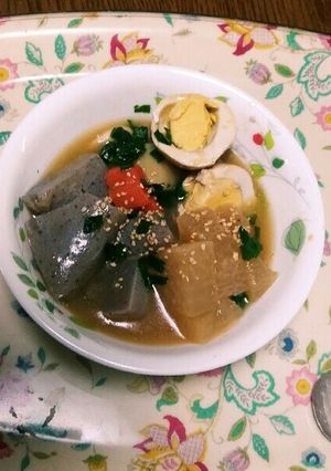 ２日目のおでんを煮物にリメイク✨⛄☺-レシピのメイン写真