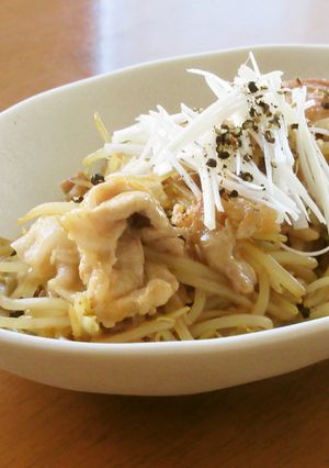 豚こま肉ともやしの香味醤油炒め-レシピのメイン写真