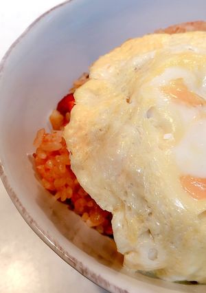 洗い物軽減 レンジでオムレツ-レシピのメイン写真