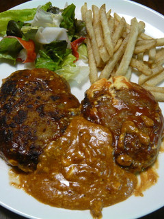 簡単ハンバーグ-レシピのメイン写真