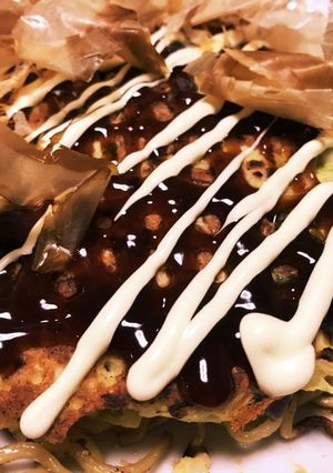 低糖質☆おからPDと山芋お好み焼き-レシピのメイン写真
